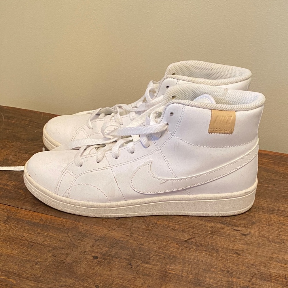 Nike White High-Top Sneakers